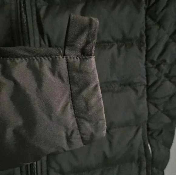 Express Full Zip Puffer Jacket Coat w/ Thumb Holes Women (L) - Picture 5 of 5